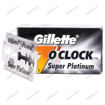 Gillette 7 Oclock Super Platinum, 10 Piece