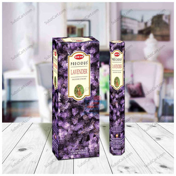 Hem Precious Lavender Incense Sticks, 1 BOX OF 6