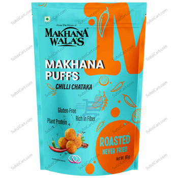 Makhana Wala' Quinoa Puffs (Chilli Chataka), 60 Grams