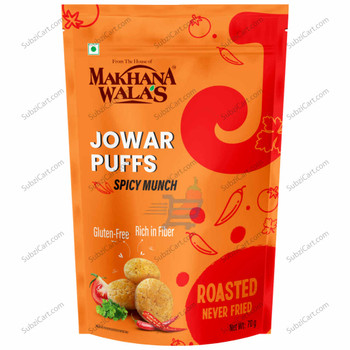 Makhana Wala'S Jowar Puffs (Spicy Munch), 60 Grams