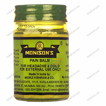 Monisons Pain Balm, 100 Grams