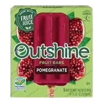 Outshine Pomegranate Icve Cream, 6 BAR