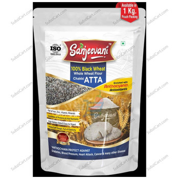 Sajeevan Org Black Wheat Flour, 1 KG