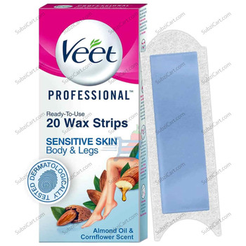 Veet Wax Strips, 20 Piece