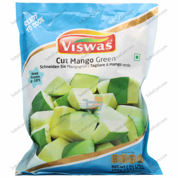 Viswas Cut Mango Green, 400 Grams