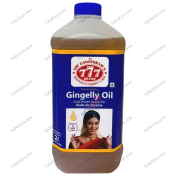 777 Gingelly Oil/Sesame Oil, 2 Lit