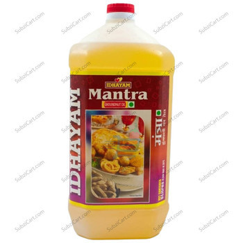 Idhayam Mantra Groundnut Oil, 5 Lit