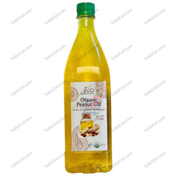 Jiva Organic Peanut Oil, 1 Lit