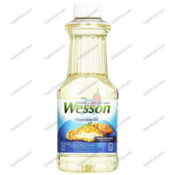 Wesson Vegetable Oil, 24 Oz