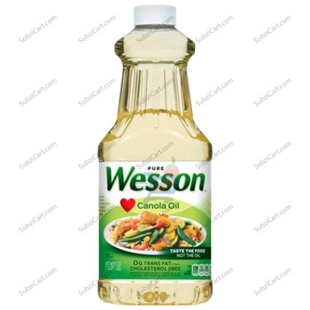 Wesson Canola Oil, 48 Oz