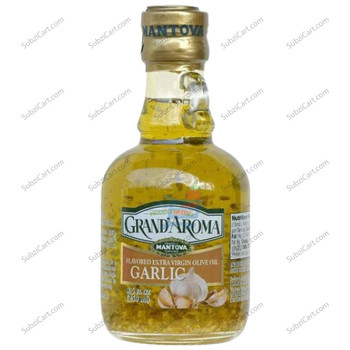 Grand Aroma Garlic Extra Virgin Olive Oi, 250 ML