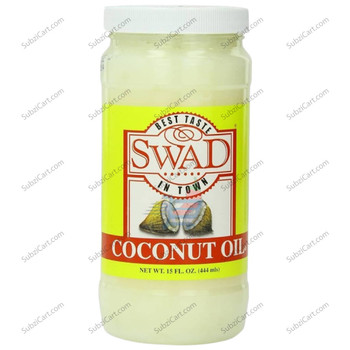 Swad Coconut Oil, 15 Oz