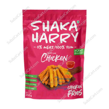 Shaka Harry Frozen Plant Based Chck'n Fries, 250 Grams