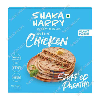 Shaka Harry Frozen Plant Based Chck'n Stuffed Paratha, 250 Grams