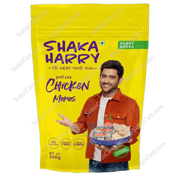Shaka Harry Frozen Plant Based Chck'n Achari Momos, 240 Grams