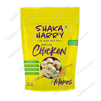 Shaka Harry Frozen Plant Based Chck'n Momos, 240 Grams