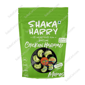 Shaka Harry Frozen Plant Based Hariyali Momos, 240 Grams