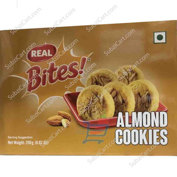Real Bites Almond Cookies, 200 Grams