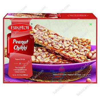 Bikaji Peanut Chikki, 400 Grams