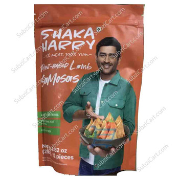 Shaka Harry Frozen Plant Based Lamb Samosas, 250 Grams