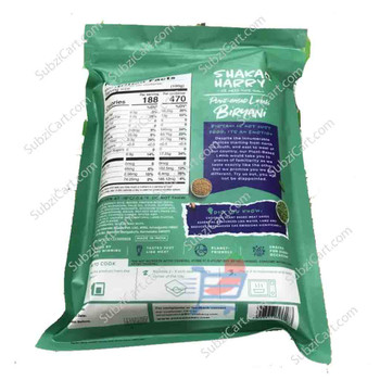 Shaka Harry Frozen Plant Based Lamb Biryani, 250 Grams