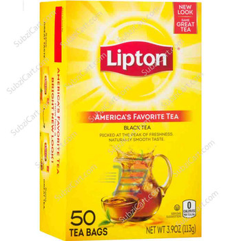 Lipton Black Tea(50 Bags), 3.9 Oz