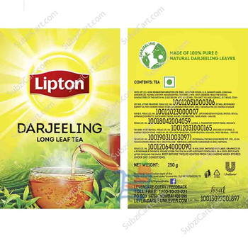 Lipton Darjeeling Long Leaf Tea, 250 Grams