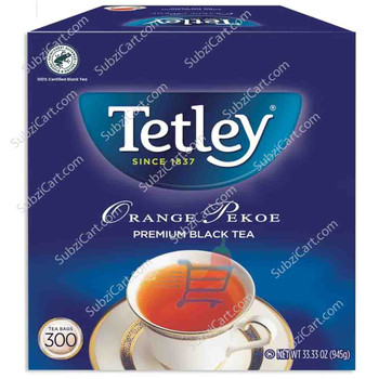 Tetley Orange Pekoe Premium Black Tea(300 Tea Bags), 945 Grams