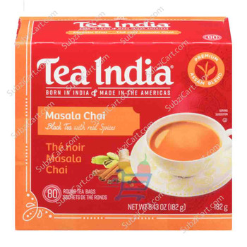 Tea India Masala Chai(80 Bags), 182 Grams