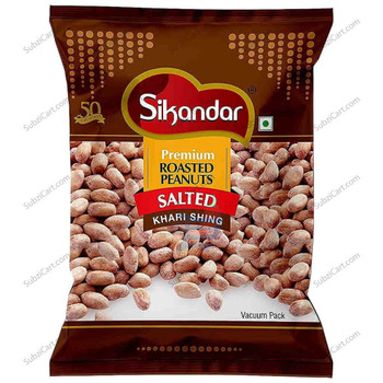 Sikandar Premium Roasted Salted Peanuts, 400 Grams(Pack Of 2)