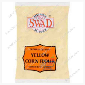 Swad Yellow Corn Flour, 4 Lb