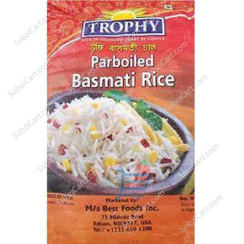 Trophy Parboiled Basmati Rice, 20 Lb