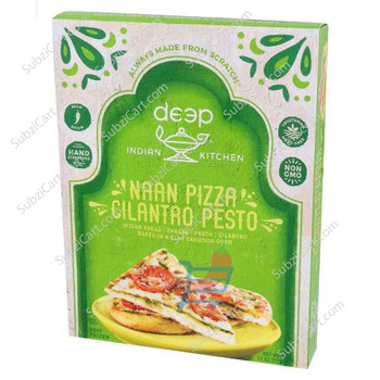 Deep Naan Pizza Cilantro Pesto Frozen, 210 Grams