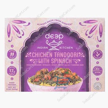 Deep ChiCken Thandoori with Spinach Frozen, 10 Oz