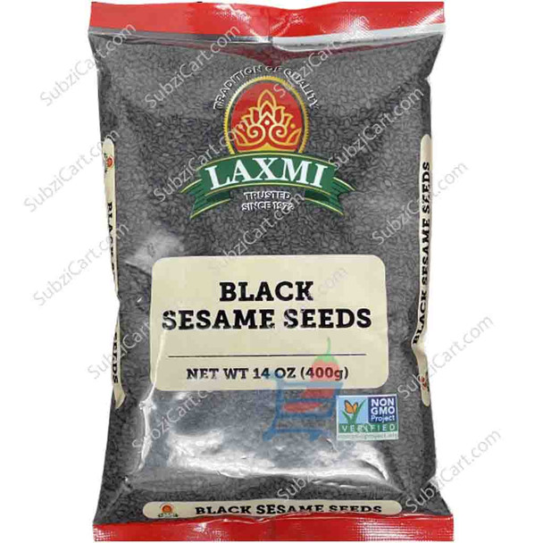 Laxmi Black Sesame Seeds, 400 Grams