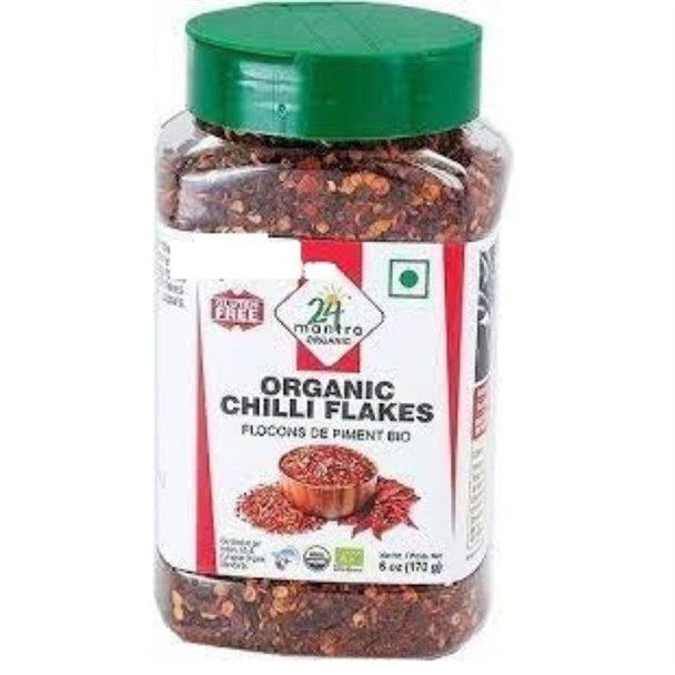 24 Mantra Chilli Flakes, 170 Grams