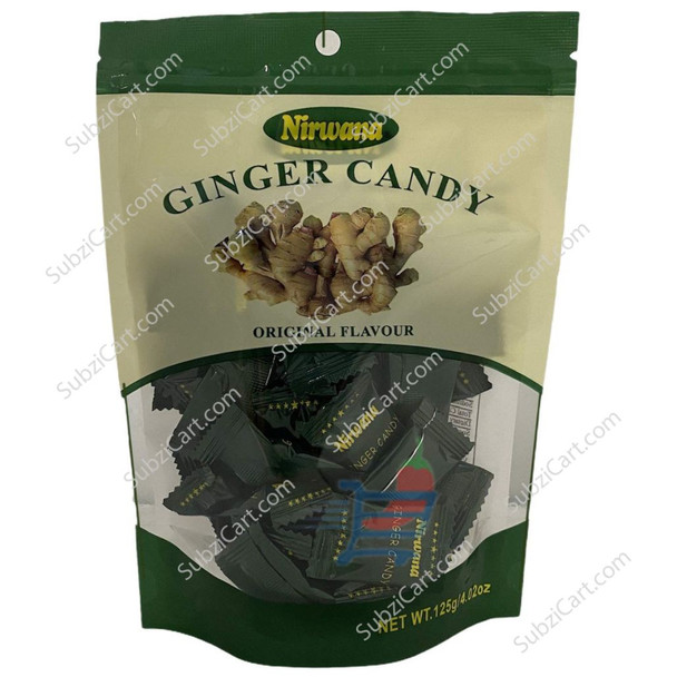 Nirwana Ginger Candy, 125 Grams