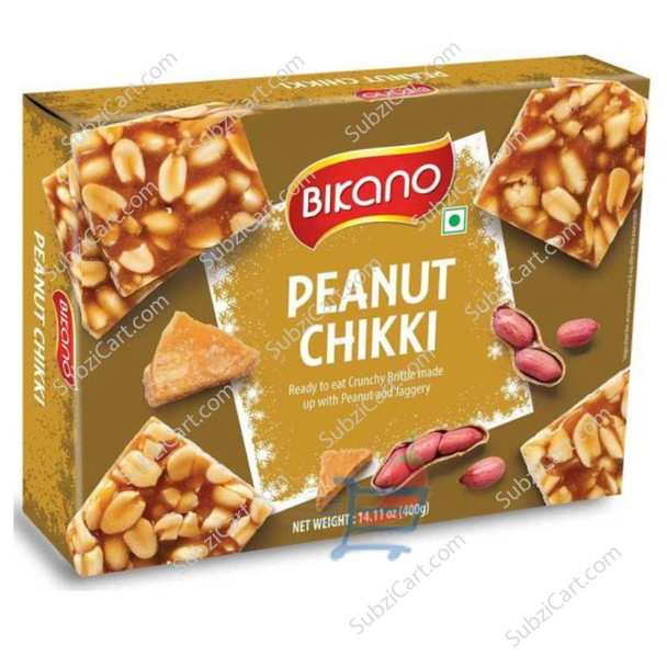 Bikano Peanut Chikki, 400 Grams