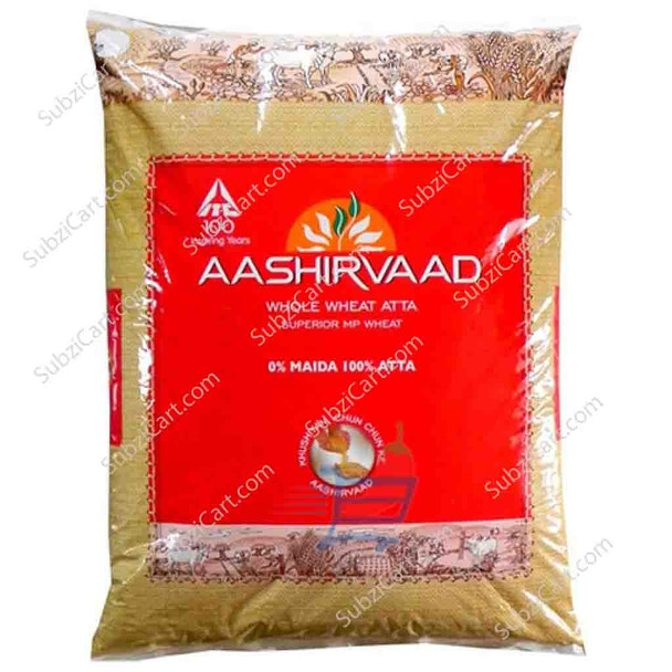 Aashirvaad Whole Wheat Flour, 20 Lb