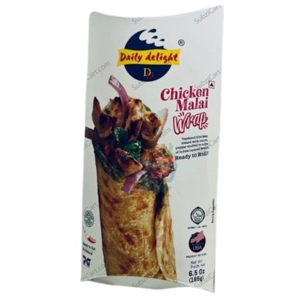 Daily Delight Chicken Malai Wrap, 185 Grams
