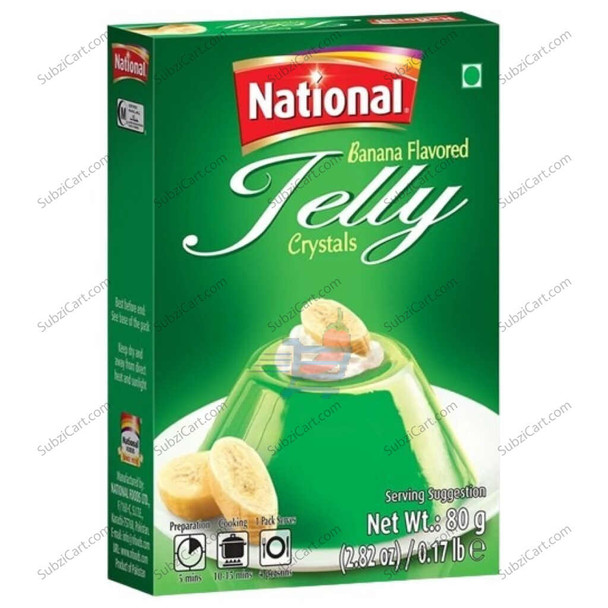National Jelly Crystals Banana, 2 Oz