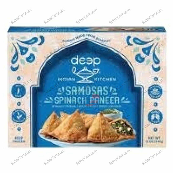 Deep Spinach Paneer Samosa Frozen, 36 Pieces