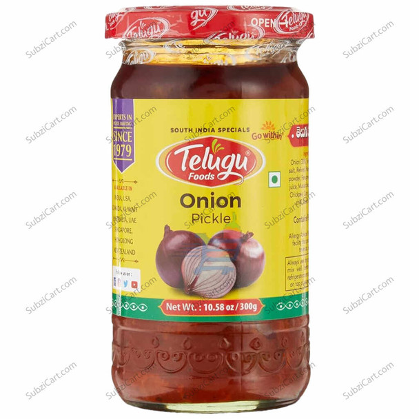 Telugu Onion Pickle, 300 Grams