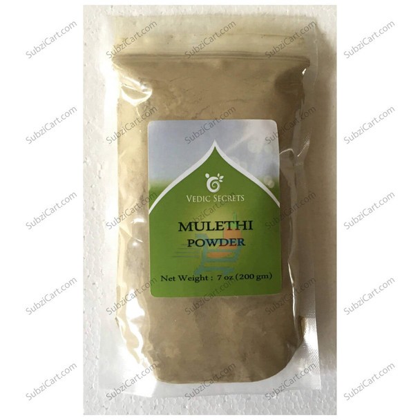 Vedic Secrets Mulethi Powder, 200 Grams
