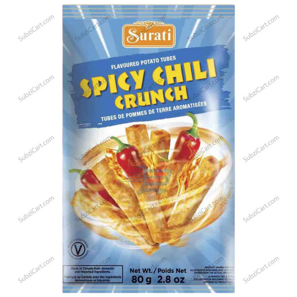 Surati Spicy Chili Crunch, 80 Grams