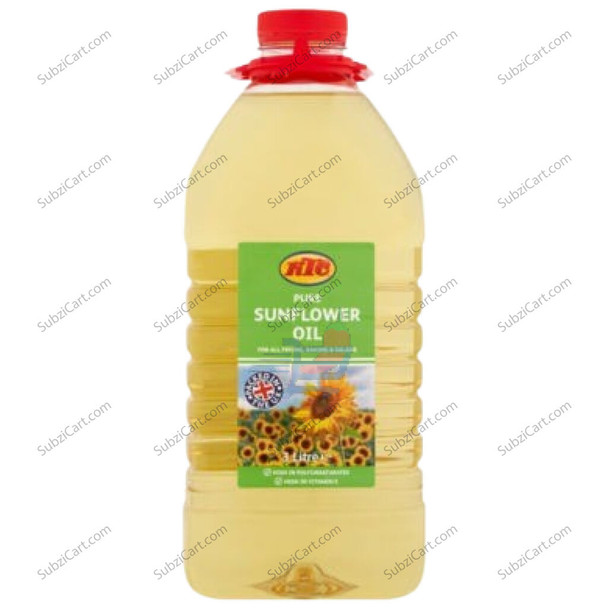 Ktc Pure Sunflower Oil, 4 Lit SubziCart