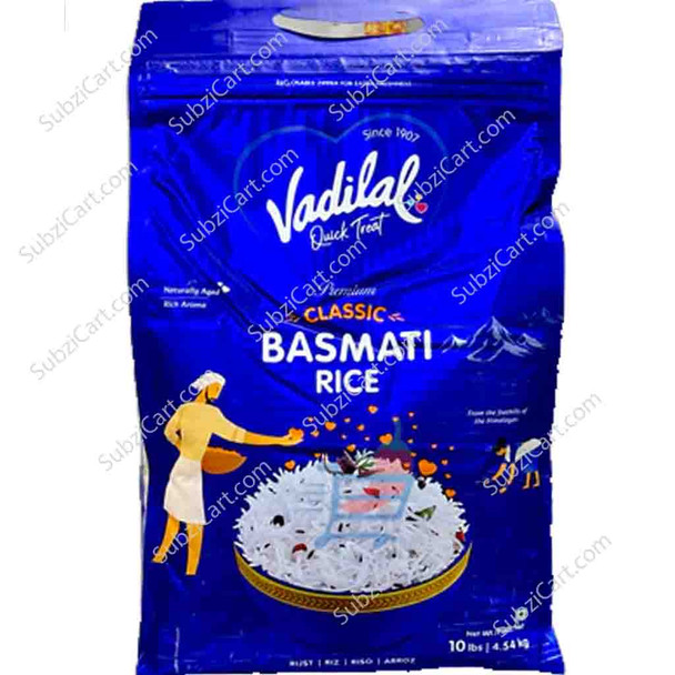 Vadilal Classic Basmati Rice, 10 Lb