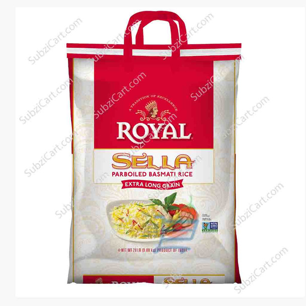 Royal Sella Parboiled Basmati Rice, 20 Lb