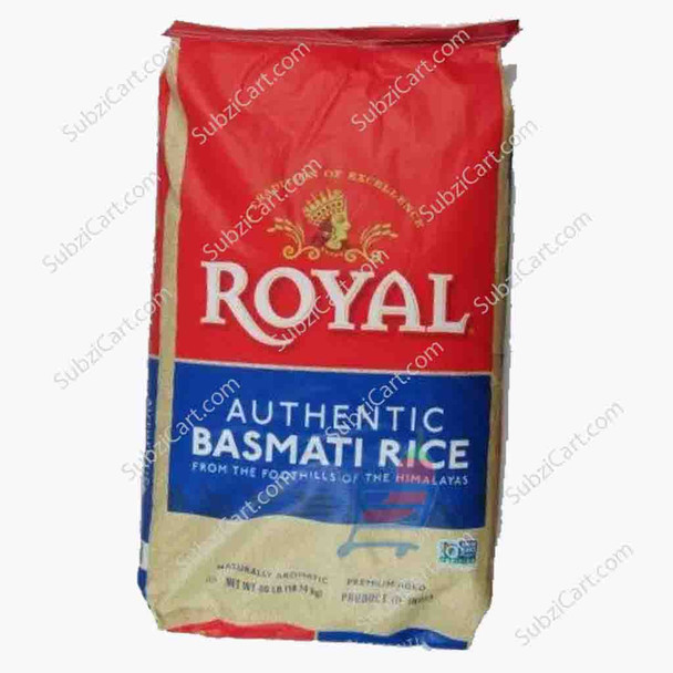 Royal Authentic Basmati Rice, 40 Lb