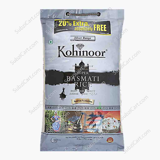 Kohinoor Silver Basmati Rice , 20 Lb